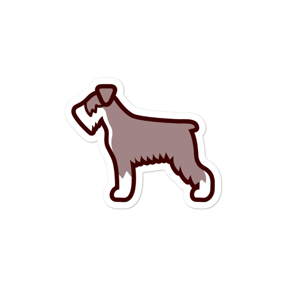 Schnauzer Bubble-free stickers - Cute Dose