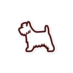 West Highland White Terrier Bubble-free stickers - Cute Dose