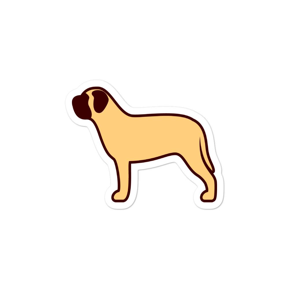 English Mastiff Bubble-free stickers - Cute Dose