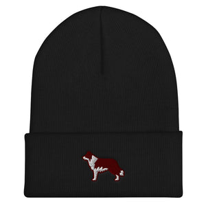 Border Collie Cuffed Beanie - Cute Dose