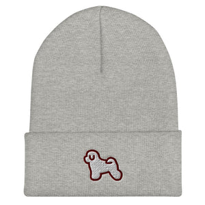 Bichon Frise Cuffed Beanie - Cute Dose