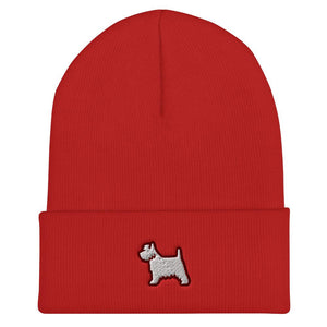 West Highland Terrier Cuffed Beanie - Cute Dose