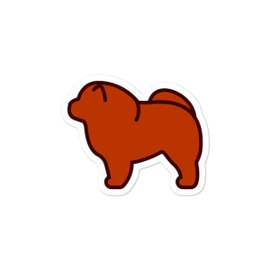 Chow Chow Bubble-free stickers - Cute Dose