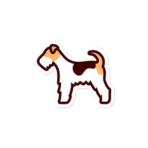 Fox Terrier Bubble-free stickers - Cute Dose