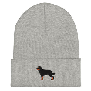 Rottweiler Cuffed Beanie - Cute Dose