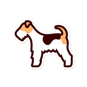 Fox Terrier Bubble-free stickers - Cute Dose