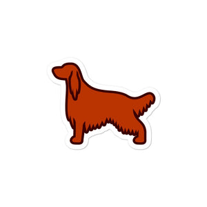 Irish Setter Bubble-free stickers - Cute Dose