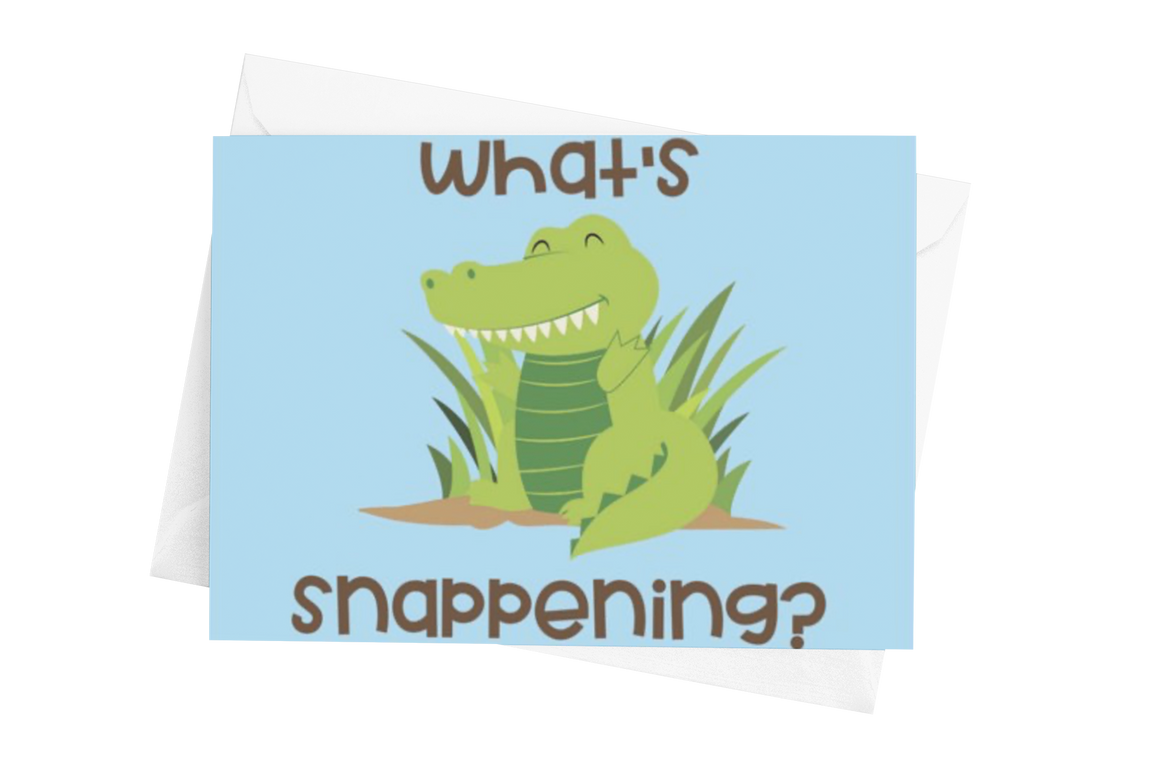 What's Snappening Greeting Card - Cute Dose