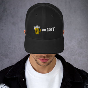 Brews On First Trucker Cap - Cute Dose