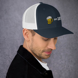 Brews On First Trucker Cap - Cute Dose